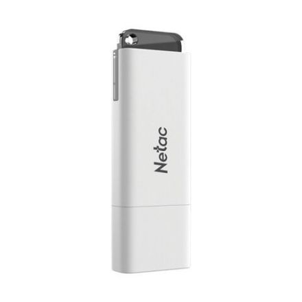 Флеш-диск 64 GB NETAC U185, USB 2.0, белый, NT03U185N-064G-20WH Флеш-диск 64 GB NETAC U185, USB 2.0, белый, NT03U185N-064G-20WH