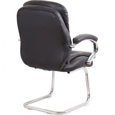 Конференц-кресло BN_SH_EChair-515V PU кожзам черный, хром Конференц-кресло BN_SH_EChair-515V PU кожзам черный, хром