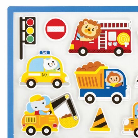 Наклейки обучающие тематические из EVA "Транспорт", 20х40 см, многоразовые, ЮНЛАНДИЯ, 663773 Наклейки обучающие тематические из EVA "Транспорт", 20х40 см, многоразовые, ЮНЛАНДИЯ, 663773