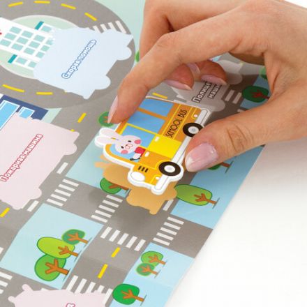 Наклейки обучающие тематические из EVA "Транспорт", 20х40 см, многоразовые, ЮНЛАНДИЯ, 663773 Наклейки обучающие тематические из EVA "Транспорт", 20х40 см, многоразовые, ЮНЛАНДИЯ, 663773