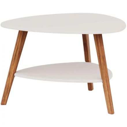 Стол журнальный KF_Комус Мебель Бруклин (9643027501) ст.бел.тер/оп.дуб амер