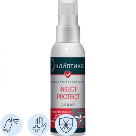 Спрей защитный от клещей и др кровососущих ЭклИптикаINSECT PROTECT,100мл