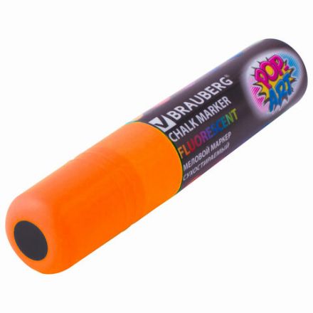 Маркер меловой "POP-ART" ОРАНЖЕВЫЙ, 15 мм, стираемый, для гладких поверхностей, BRAUBERG, 151541 Маркер меловой "POP-ART" ОРАНЖЕВЫЙ, 15 мм, стираемый, для гладких поверхностей, BRAUBERG, 151541