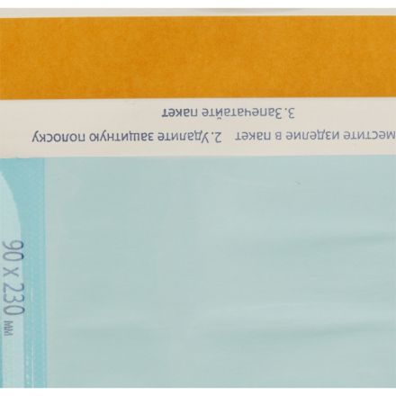 Пакет для стерилизации комбинир. 90 x 230 мм самокл. 200 шт/уп Клинипак