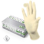 Перчатки смотровые латексные 45 пар (90 штук), CONNECT, размер 9-10, XL (очень большой) Перчатки смотровые латексные 45 пар (90 штук), CONNECT, размер 9-10, XL (очень большой)