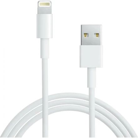 Кабель REXANT USB-A - Lightning, 2,4А, 2м, ПВХ, белый (18-1125)