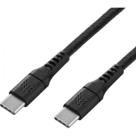 Кабель зарядный Rocket Contact ткан.оплётка USB-C/USB-C 1м(RDC512BL01CT-CC)