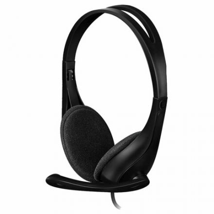 Наушники с микрофоном (гарнитура) A4TECH HU-9, проводные, 1.8 м, USB, черные, 1530266 Наушники с микрофоном (гарнитура) A4TECH HU-9, проводные, 1.8 м, USB, черные, 1530266