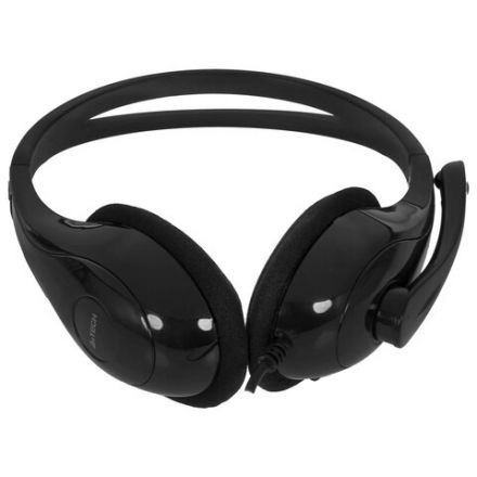 Наушники с микрофоном (гарнитура) A4TECH HU-9, проводные, 1.8 м, USB, черные, 1530266 Наушники с микрофоном (гарнитура) A4TECH HU-9, проводные, 1.8 м, USB, черные, 1530266