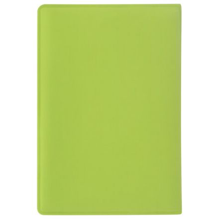 Обложка для паспорта, мягкий полиуретан, "PASSPORT", салатовая, STAFF, 237607