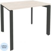 Стол ONIX-П П на металлокаркасе O.MP-SP-1.7 денвер светлый/антрацит Ш980