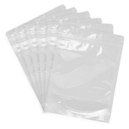 Пакеты дой-пак с замком ZIP LOCK, прозрачные, 120х200 + 40 мм, КОМПЛЕКТ 100 штук, 70 мкм, BRAUBERG, 700696