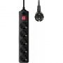 Сетевой фильтр Buro 500SH-3-B 3м (5 розеток) черный Сетевой фильтр Buro 500SH-3-B 3м (5 розеток) черный