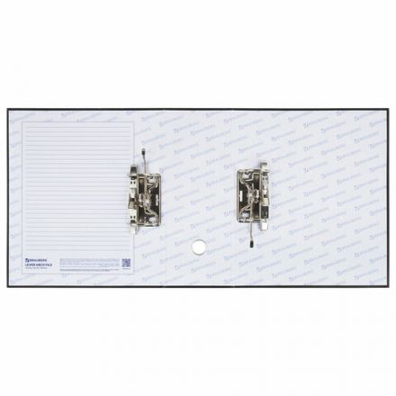 Папка-регистратор BRAUBERG с двумя арочными механизмами (до 800 листов), покрытие ПВХ, 125 мм, черная, 226053