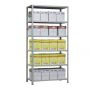 Стеллаж MS Hard 2200x1000x500 мм 6 полок Стеллаж MS Hard 2200x1000x500 мм 6 полок