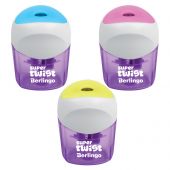 Точилка пластиковая Berlingo "SuperTwist" 1 отверстие, контейнер, ассорти, блистер Точилка пластиковая Berlingo "SuperTwist" 1 отверстие, контейнер, ассорти, блистер