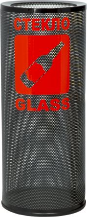 Наклейка "Стекло" красная