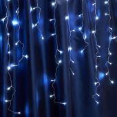 Электрогирлянда Feron CL23 бахрома 5,3мx0,7м + 3м 230V синий  32350