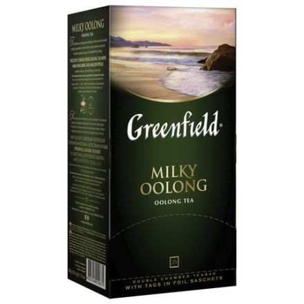 Чай GREENFIELD "Milky Oolong" улун с добавками, 25 пакетиков в конвертах по 2 г, 1067-15 Чай GREENFIELD "Milky Oolong" улун с добавками, 25 пакетиков в конвертах по 2 г, 1067-15