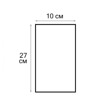 Пакет фасовочный ПНД 10+8х27 8 мкм WWW 500 шт/уп Пакет фасовочный ПНД 10+8х27 8 мкм WWW 500 шт/уп