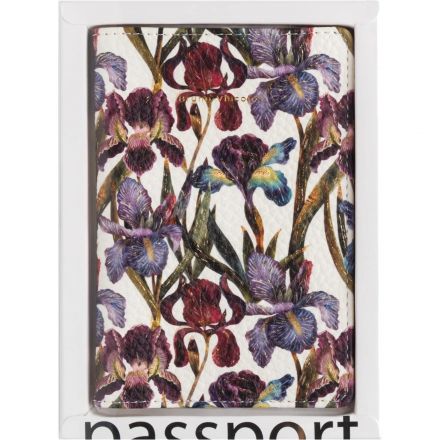 Обложка для паспорта FLORA.Ирисы 3-620/04 Обложка для паспорта FLORA.Ирисы 3-620/04