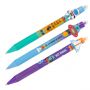 Ручка гелевая стираемая автоматическая MESHU "Space adventure" синяя, 0,5мм, корпус ассорти, с топпером Ручка гелевая стираемая автоматическая MESHU "Space adventure" синяя, 0,5мм, корпус ассорти, с топпером
