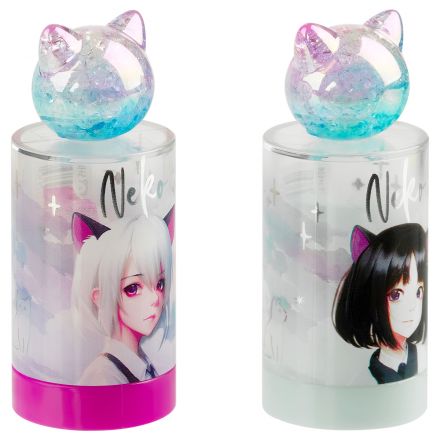 Точилка пластиковая MESHU "Neko", 1 отверстие, ассорти Точилка пластиковая MESHU "Neko", 1 отверстие, ассорти