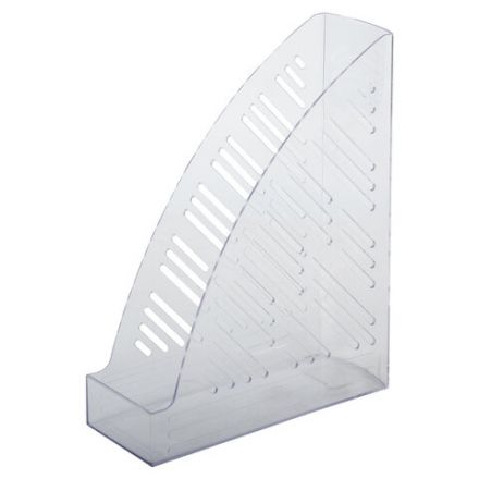 Лоток вертикальный для бумаг BRAUBERG "Standard+", 250х90х300 мм, прозрачный, 237227 Лоток вертикальный для бумаг BRAUBERG "Standard+", 250х90х300 мм, прозрачный, 237227