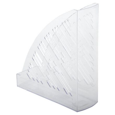 Лоток вертикальный для бумаг BRAUBERG "Standard+", 250х90х300 мм, прозрачный, 237227 Лоток вертикальный для бумаг BRAUBERG "Standard+", 250х90х300 мм, прозрачный, 237227