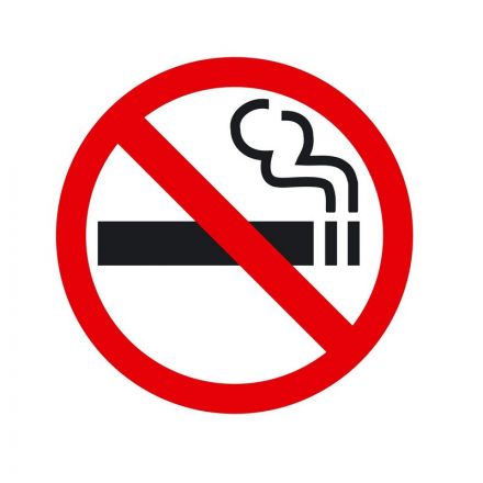 Знак P01 Запрещается курить приказ 214 (пленка 200х200, 10 штук в упаковке)