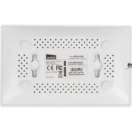 Маршрутизатор Netis WF2419E N300, до 300 Мбит/с, 802.11n, белый Маршрутизатор Netis WF2419E N300, до 300 Мбит/с, 802.11n, белый