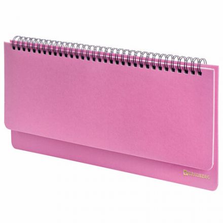 Планинг настольный недатированный (305x140 мм) BRAUBERG "Select", балакрон, 60 л., розовый, 111697 Планинг настольный недатированный (305x140 мм) BRAUBERG "Select", балакрон, 60 л., розовый, 111697