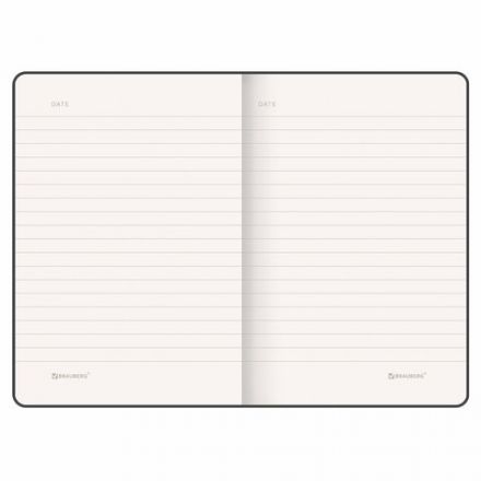 Блокнот МАЛЫЙ ФОРМАТ (93х140 мм) А6, BRAUBERG ULTRA, балакрон, 80 г/м2, 96 л., линия, черный, 113056