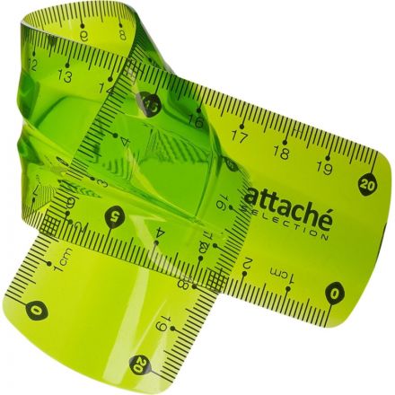 Линейка Attache Selection Flexible 20 см пластиковая супергибкая Линейка Attache Selection Flexible 20 см пластиковая супергибкая