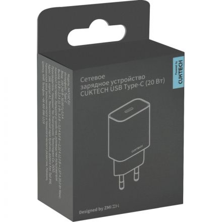 Зарядное устройство Cuktech/ZMI (Mi) HA716C Type-C 20Вт QC+PD 3A, белый Зарядное устройство Cuktech/ZMI (Mi) HA716C Type-C 20Вт QC+PD 3A, белый