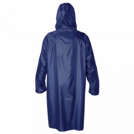 Дождевик-плащ синий на молнии многоразовый с ПВХ-покрытием, размер 56-58 (XXL), рост 170-176, ГРАНДМАСТЕР, 610867 Дождевик-плащ синий на молнии многоразовый с ПВХ-покрытием, размер 56-58 (XXL), рост 170-176, ГРАНДМАСТЕР, 610867