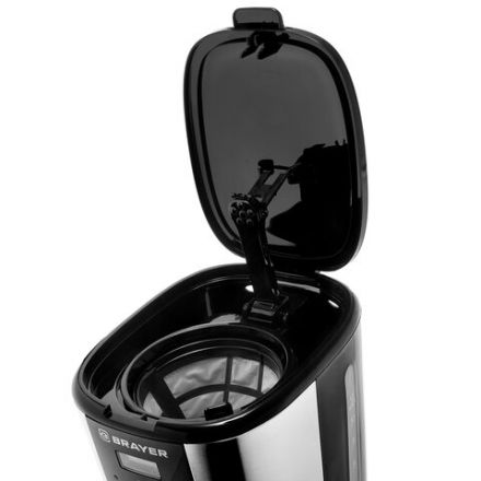 Кофеварка капельная BRAYER BR1122, 900 Вт, объем 1,5 л, черная Кофеварка капельная BRAYER BR1122, 900 Вт, объем 1,5 л, черная