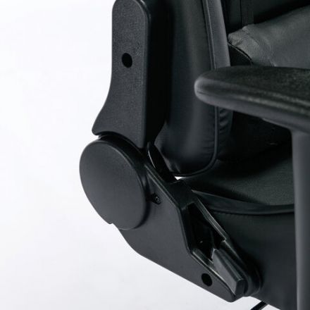 Кресло компьютерное BRABIX "Hunter GM-130", две подушки, экокожа, черное, 532798