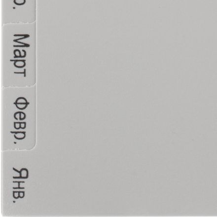 Разделитель листов Attache A4 пластиковый 12 листов (по месяцам)