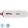 Флеш-память Silicon Power LuxMini 320, 32Gb, USB 2.0, бел, SP032GBUF2320V1W