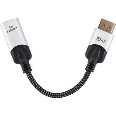 Адаптер DisplayPort(M) ---> HDMI(F) 0.15m 4K@60Hz VCOM <CG621M-0.15 Адаптер DisplayPort(M) ---> HDMI(F) 0.15m 4K@60Hz VCOM <CG621M-0.15