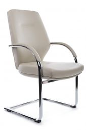 Кресло Alonzo-CF С1711 Светло-серый (MB918) натуральная кожа 68*68*102-108