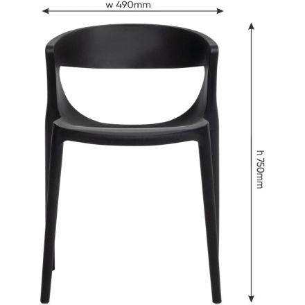 Стул CT_ EVOK черный