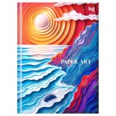 Бизнес-блокнот А6, 64л., ЛАЙТ BG "Paper art", матовая ламинация, выб. лак