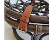 Мебельный ремешок Мамасан/Папасан натур. кожа, светло-коричневый