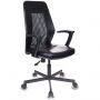 Кресло 0MX_VB_EChair-225 PTW к/з черный, сетка черна я