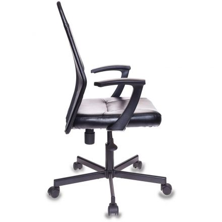 Кресло 0MX_VB_EChair-225 PTW к/з черный, сетка черна я