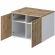 Тумба для оргтех. Комус Мебель K-Loft 241Т004 786х616х568 дуб натур./белый Тумба для оргтех. Комус Мебель K-Loft 241Т004 786х616х568 дуб натур./белый