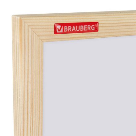 Доска магнитно-маркерная 60х90 см, деревянная рамка, BRAUBERG "Wood", 238796 Доска магнитно-маркерная 60х90 см, деревянная рамка, BRAUBERG "Wood", 238796