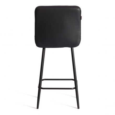 Полубарный стул  Medeo/Медео экокожа , черный, 42х56х102 см